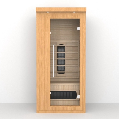 Home Indoor چوبی شوکران 1 نفره اتاق سونا مادون قرمز 1350W