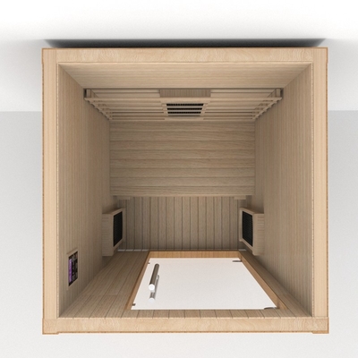 Home Indoor چوبی شوکران 1 نفره اتاق سونا مادون قرمز 1350W
