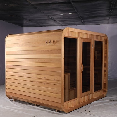 اتاق سونا خشک در فضای باز برای سلامتی و استراحت 15 ~ 90 ° C