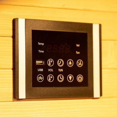 خانه شوکران چوب فیبر کربن گرمایش سونا دور مادون قرمز کابین 2 نفره
