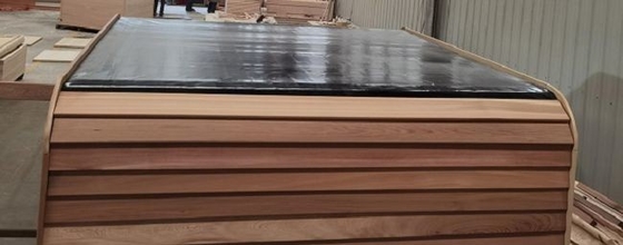 بخاری اجاق گاز شوکران 6000 واتی سونای بخار خشک مکعبی شکل بیرون از چوب