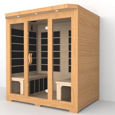 Smartmak Low Emf Near Infrared Sauna 4 نفره سونا مادون قرمز سدر قرمز