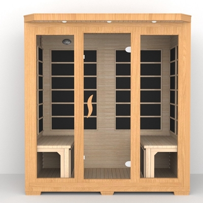 Smartmak Low Emf Near Infrared Sauna 4 نفره سونا مادون قرمز سدر قرمز