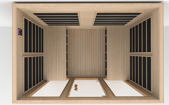 Smartmak Low Emf Near Infrared Sauna 4 نفره سونا مادون قرمز سدر قرمز