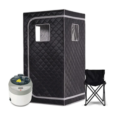سونا بخار قابل حمل 1500W 4L ظرفیت آب کنترل زمان 0-99 دقیقه