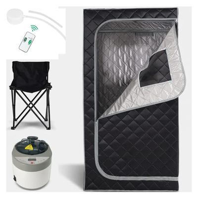 سونا بخار قابل حمل 1500W 4L ظرفیت آب کنترل زمان 0-99 دقیقه