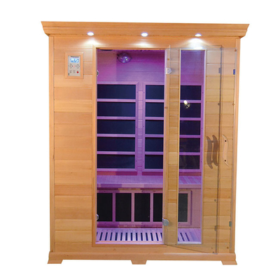 Hemlock Chromotherapy مادون قرمز سونا اتاق 3 نفره 240 ولت