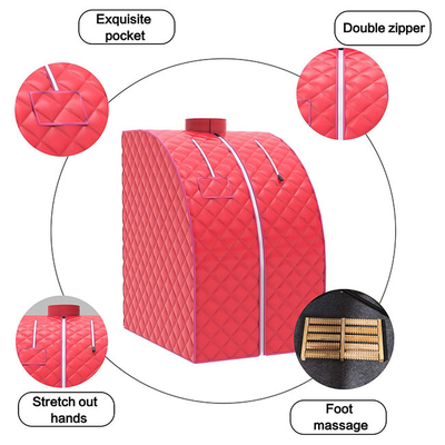 سونای بخار قابل حمل شخصی تاشو برای اسپای خانه آپارتمانی